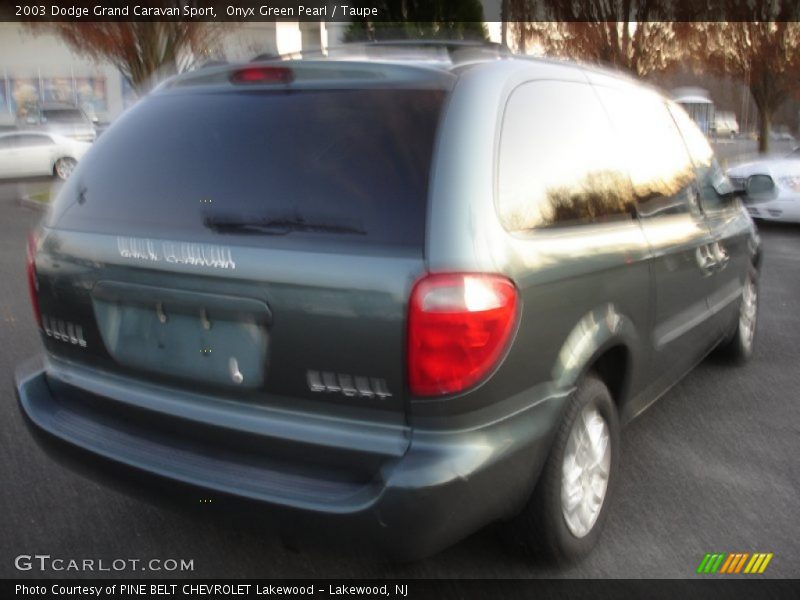 Onyx Green Pearl / Taupe 2003 Dodge Grand Caravan Sport