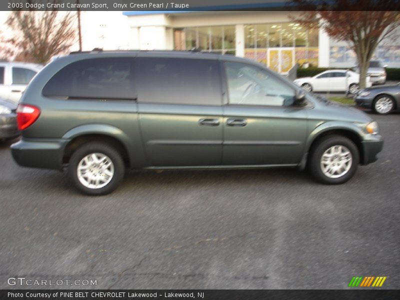 Onyx Green Pearl / Taupe 2003 Dodge Grand Caravan Sport