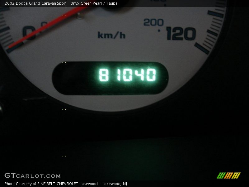 Onyx Green Pearl / Taupe 2003 Dodge Grand Caravan Sport