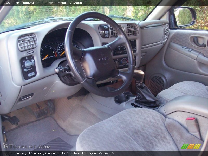 Graphite Interior - 2001 Jimmy SLE 4x4 