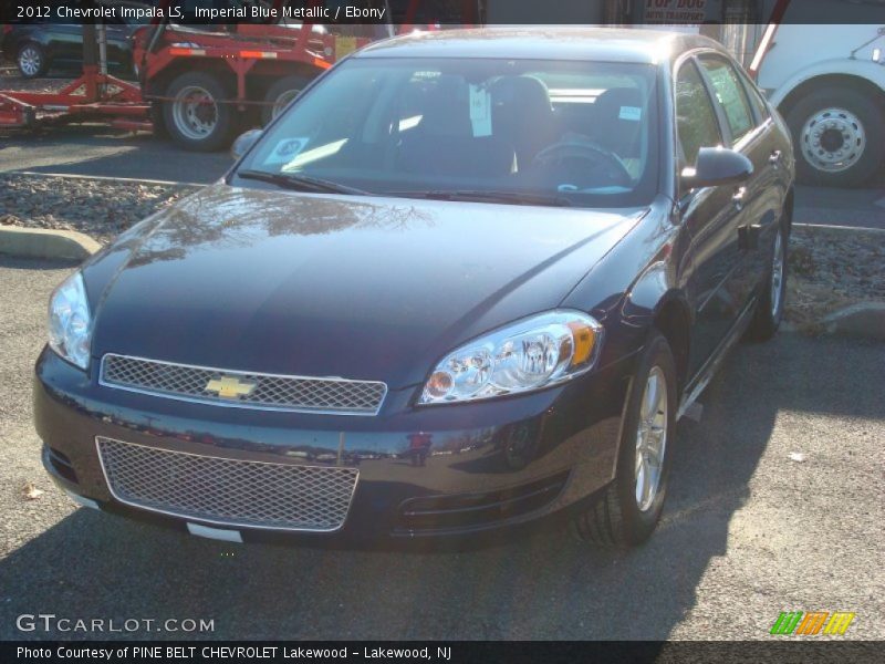 Imperial Blue Metallic / Ebony 2012 Chevrolet Impala LS