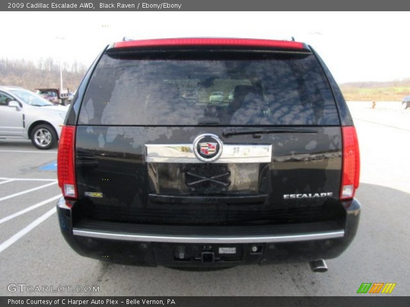 Black Raven / Ebony/Ebony 2009 Cadillac Escalade AWD
