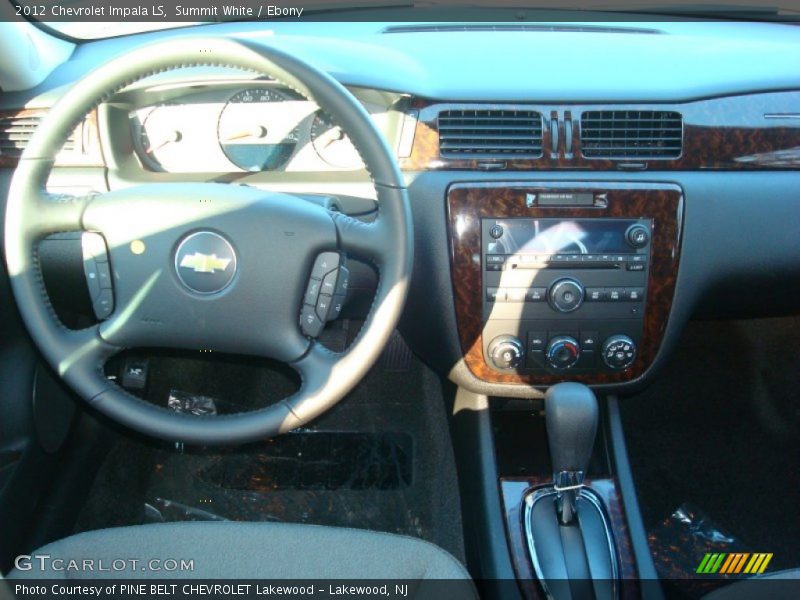 Summit White / Ebony 2012 Chevrolet Impala LS