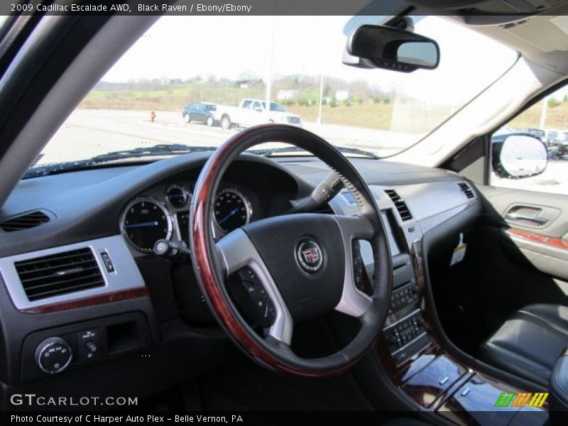 Black Raven / Ebony/Ebony 2009 Cadillac Escalade AWD