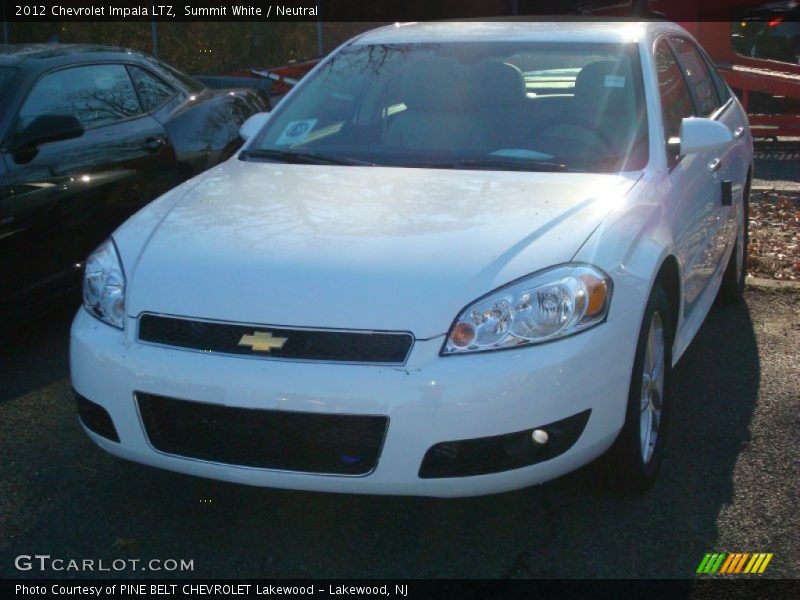 Summit White / Neutral 2012 Chevrolet Impala LTZ