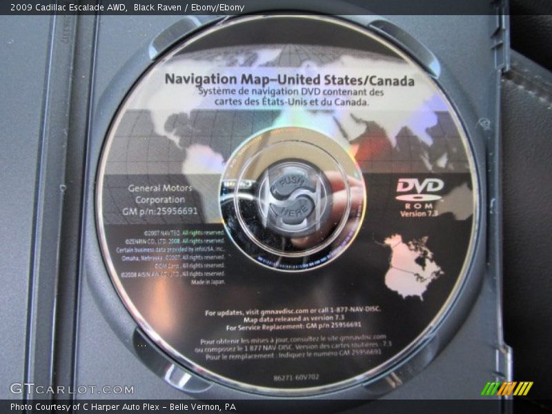 Black Raven / Ebony/Ebony 2009 Cadillac Escalade AWD