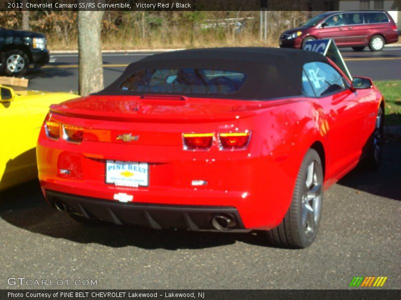 Victory Red / Black 2012 Chevrolet Camaro SS/RS Convertible