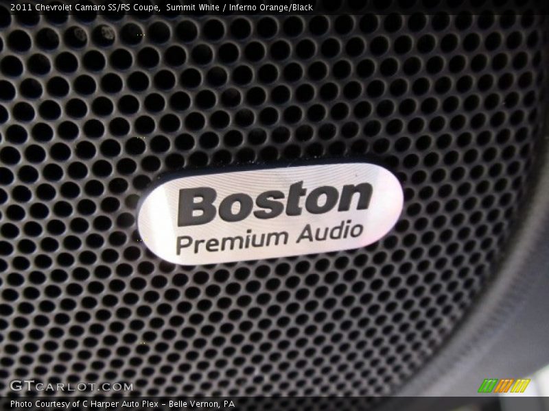 Summit White / Inferno Orange/Black 2011 Chevrolet Camaro SS/RS Coupe