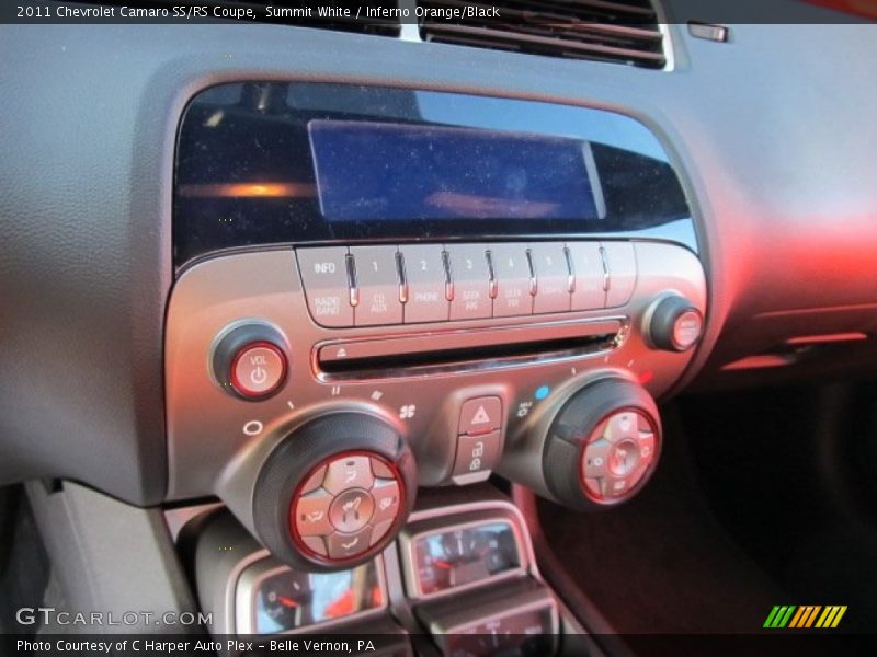 Summit White / Inferno Orange/Black 2011 Chevrolet Camaro SS/RS Coupe