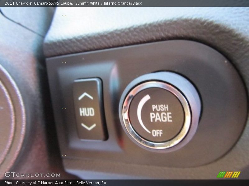 Summit White / Inferno Orange/Black 2011 Chevrolet Camaro SS/RS Coupe