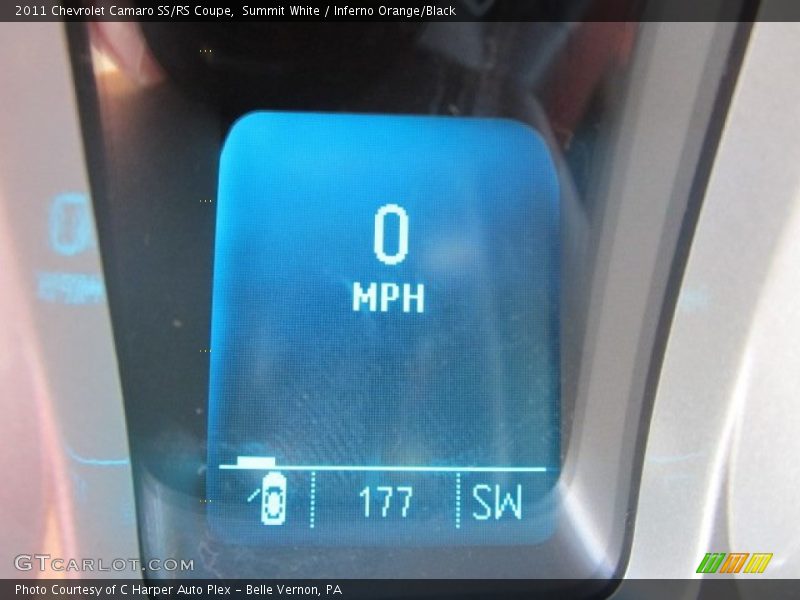Summit White / Inferno Orange/Black 2011 Chevrolet Camaro SS/RS Coupe