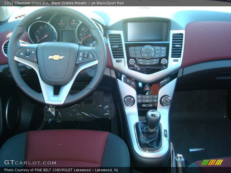 Dashboard of 2012 Cruze Eco