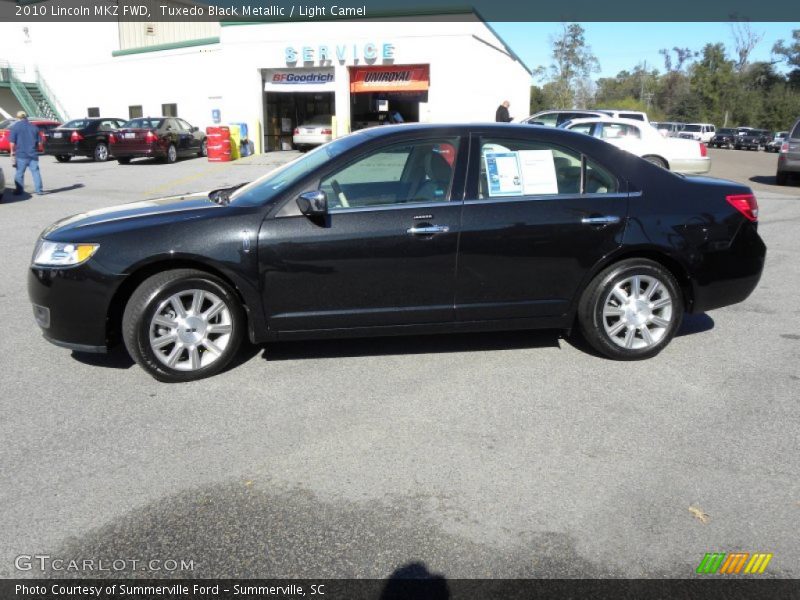 Tuxedo Black Metallic / Light Camel 2010 Lincoln MKZ FWD