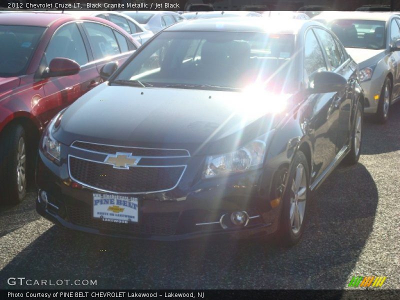 Black Granite Metallic / Jet Black 2012 Chevrolet Cruze LT