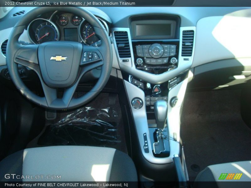 Ice Blue Metallic / Jet Black/Medium Titanium 2012 Chevrolet Cruze LS