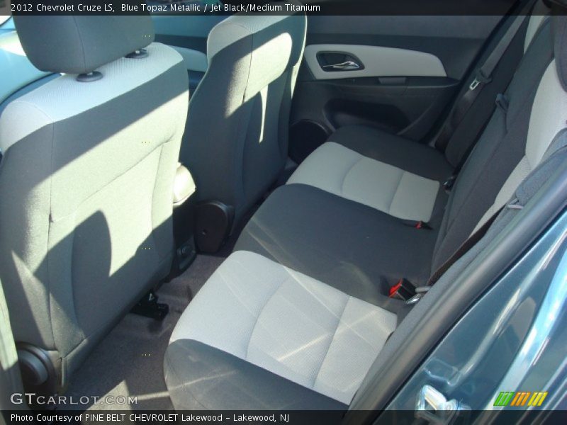 Blue Topaz Metallic / Jet Black/Medium Titanium 2012 Chevrolet Cruze LS