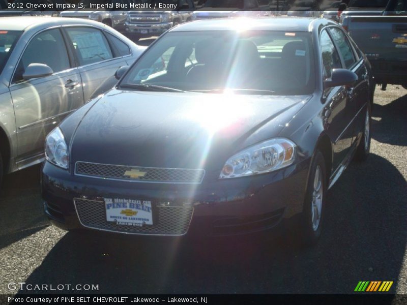 Imperial Blue Metallic / Ebony 2012 Chevrolet Impala LS