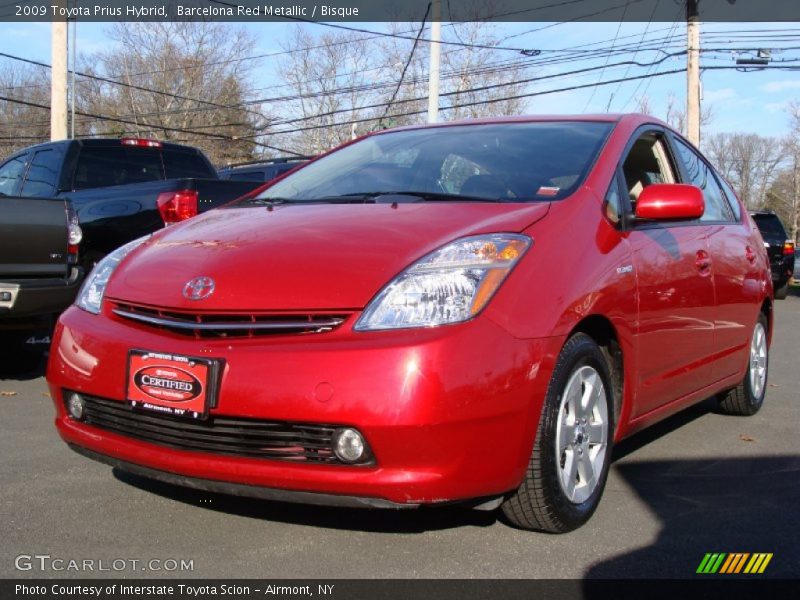Barcelona Red Metallic / Bisque 2009 Toyota Prius Hybrid
