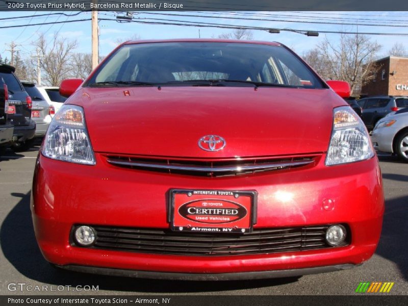 Barcelona Red Metallic / Bisque 2009 Toyota Prius Hybrid