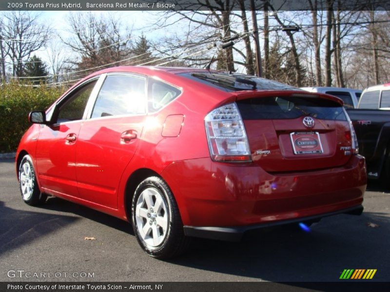 Barcelona Red Metallic / Bisque 2009 Toyota Prius Hybrid