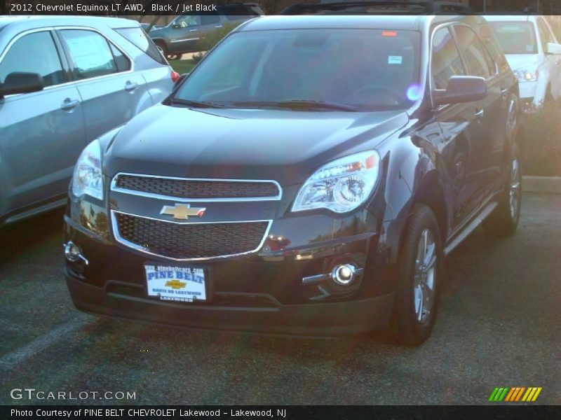 Black / Jet Black 2012 Chevrolet Equinox LT AWD