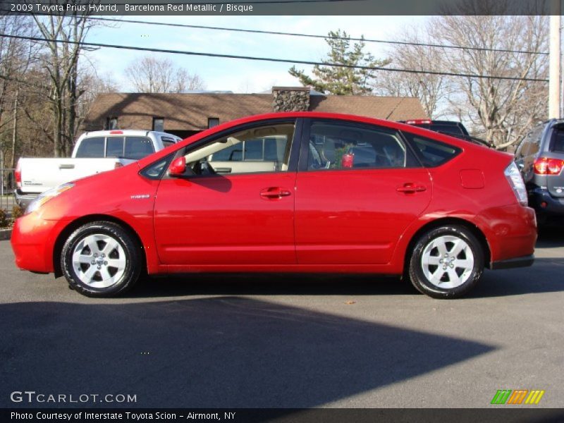 Barcelona Red Metallic / Bisque 2009 Toyota Prius Hybrid