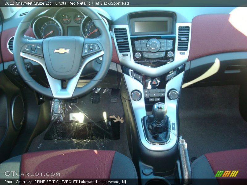 Dashboard of 2012 Cruze Eco