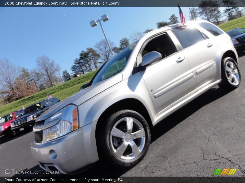Silverstone Metallic / Ebony 2008 Chevrolet Equinox Sport AWD