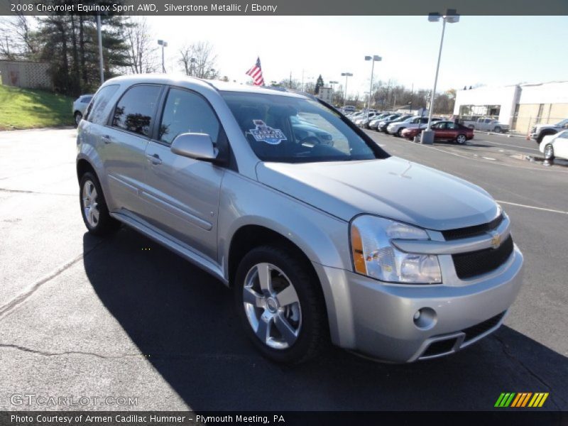 Silverstone Metallic / Ebony 2008 Chevrolet Equinox Sport AWD
