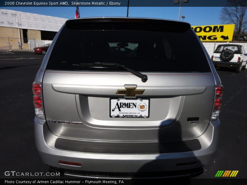 Silverstone Metallic / Ebony 2008 Chevrolet Equinox Sport AWD