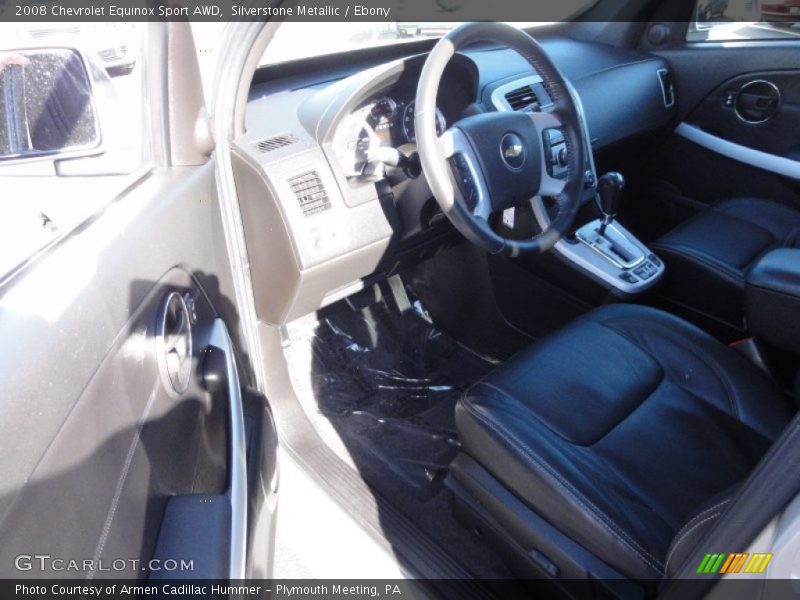 Silverstone Metallic / Ebony 2008 Chevrolet Equinox Sport AWD