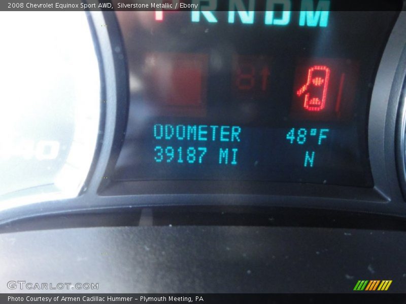 Silverstone Metallic / Ebony 2008 Chevrolet Equinox Sport AWD