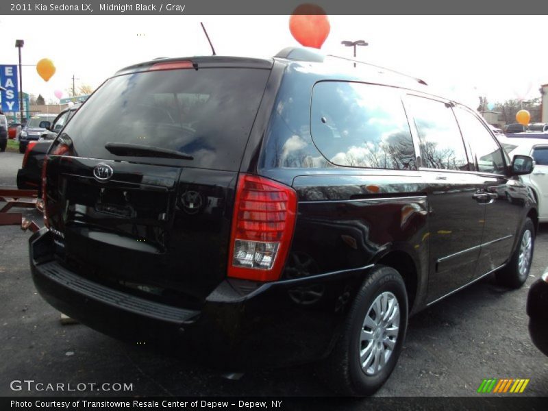 Midnight Black / Gray 2011 Kia Sedona LX