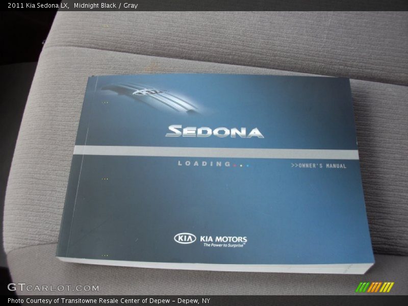 Midnight Black / Gray 2011 Kia Sedona LX