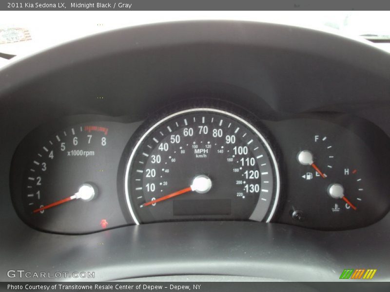 Midnight Black / Gray 2011 Kia Sedona LX