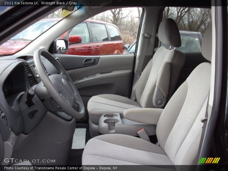 Midnight Black / Gray 2011 Kia Sedona LX