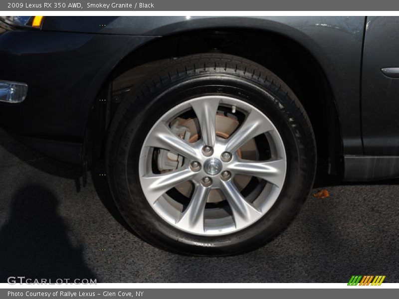 Smokey Granite / Black 2009 Lexus RX 350 AWD