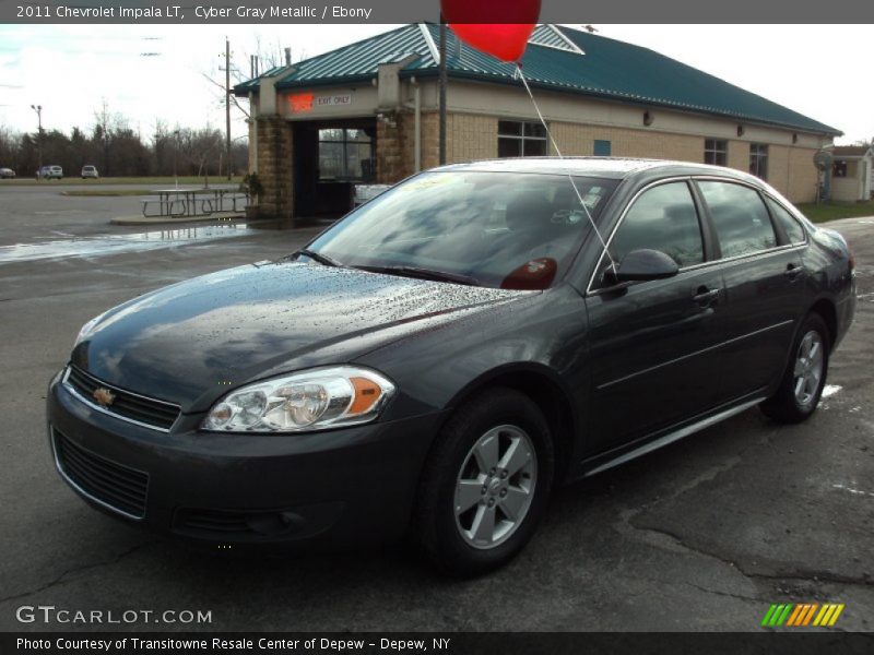 Cyber Gray Metallic / Ebony 2011 Chevrolet Impala LT