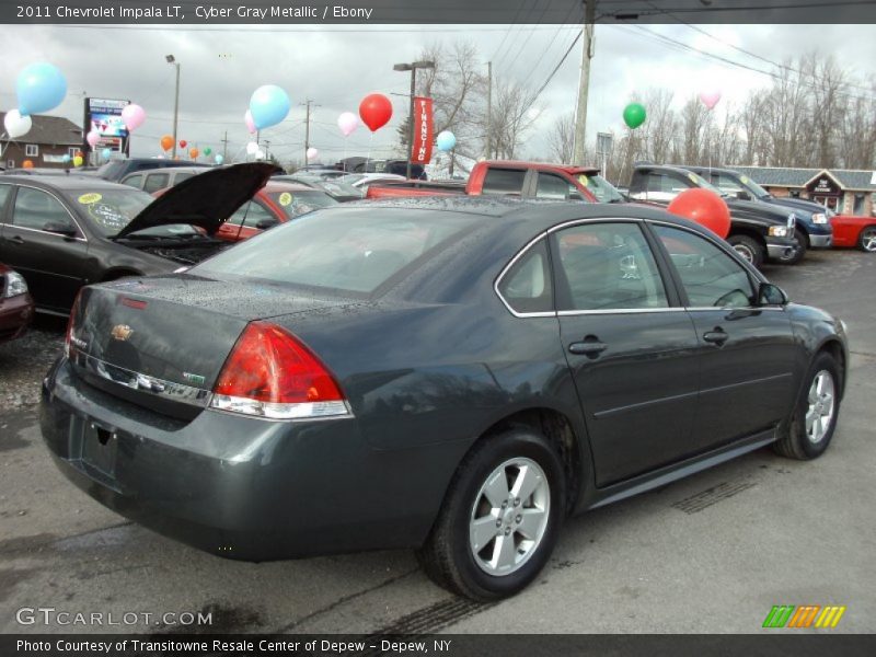 Cyber Gray Metallic / Ebony 2011 Chevrolet Impala LT