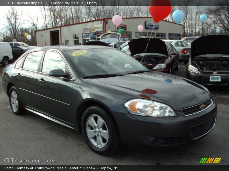 Cyber Gray Metallic / Ebony 2011 Chevrolet Impala LT