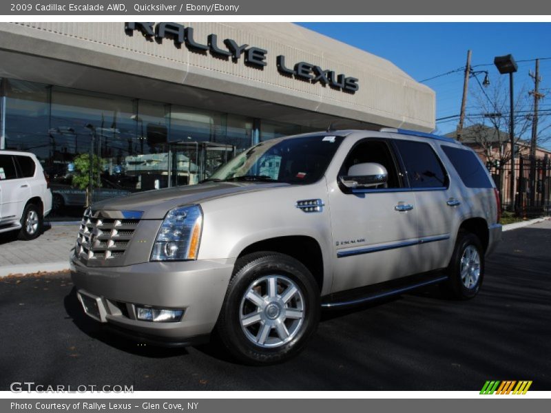 Quicksilver / Ebony/Ebony 2009 Cadillac Escalade AWD