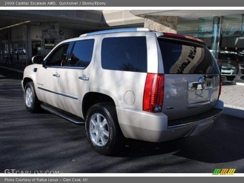 Quicksilver / Ebony/Ebony 2009 Cadillac Escalade AWD