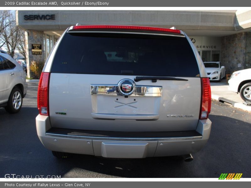 Quicksilver / Ebony/Ebony 2009 Cadillac Escalade AWD