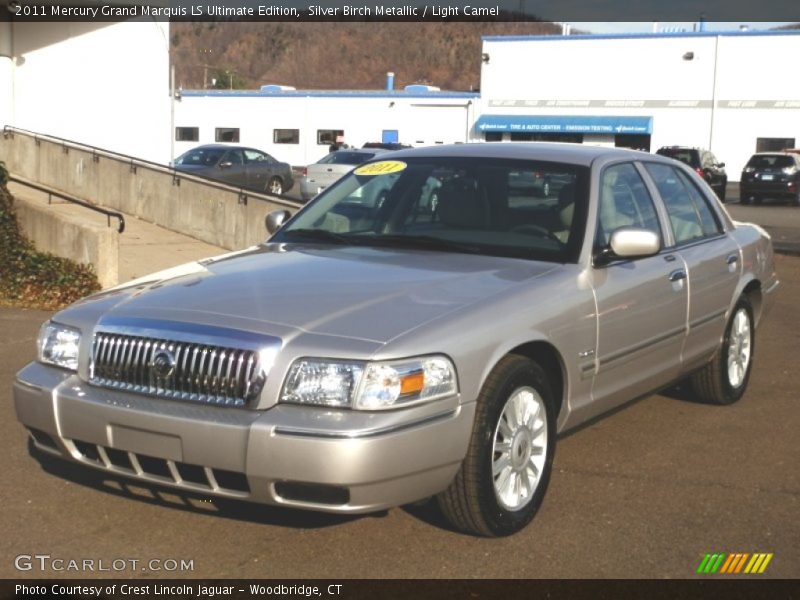 Silver Birch Metallic / Light Camel 2011 Mercury Grand Marquis LS Ultimate Edition