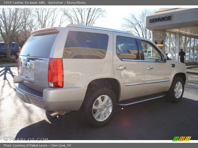 Quicksilver / Ebony/Ebony 2009 Cadillac Escalade AWD