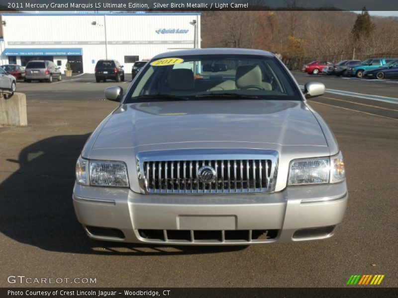 Silver Birch Metallic / Light Camel 2011 Mercury Grand Marquis LS Ultimate Edition