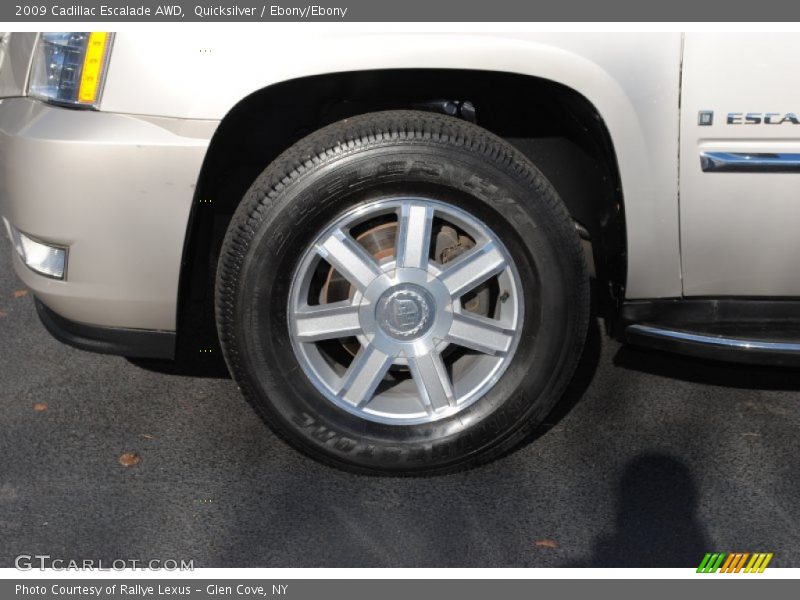 Quicksilver / Ebony/Ebony 2009 Cadillac Escalade AWD