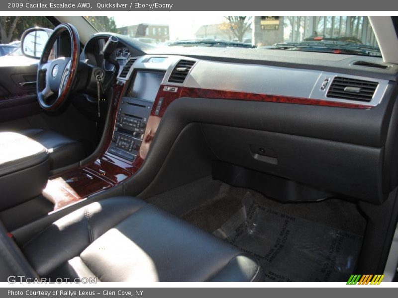 Quicksilver / Ebony/Ebony 2009 Cadillac Escalade AWD