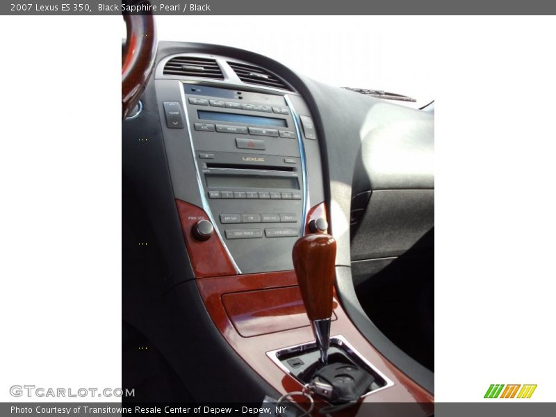 Black Sapphire Pearl / Black 2007 Lexus ES 350