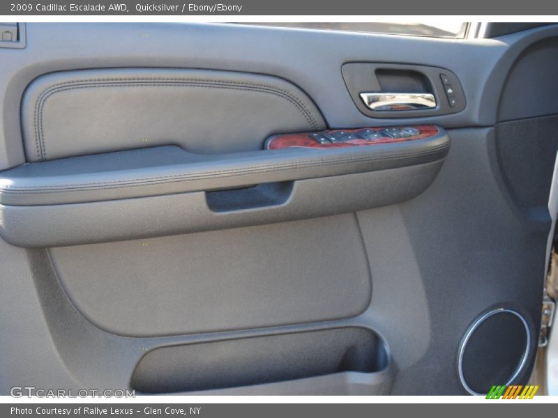 Quicksilver / Ebony/Ebony 2009 Cadillac Escalade AWD